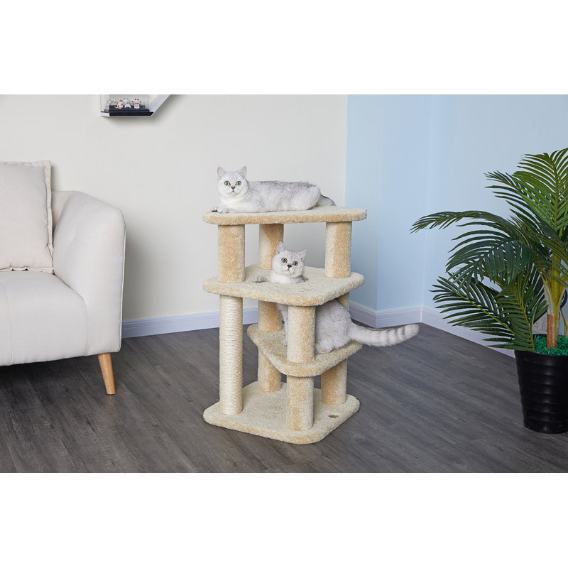 Go Pet Club Premium 32" Carpeted Cat Tree & Reviews Wayfair